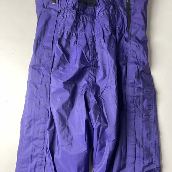 VTG Gore-Tex Bibs snowpants chlorophylle CANADA MADE Men Sz S 90s Purple Retro - Picture 14 of 16